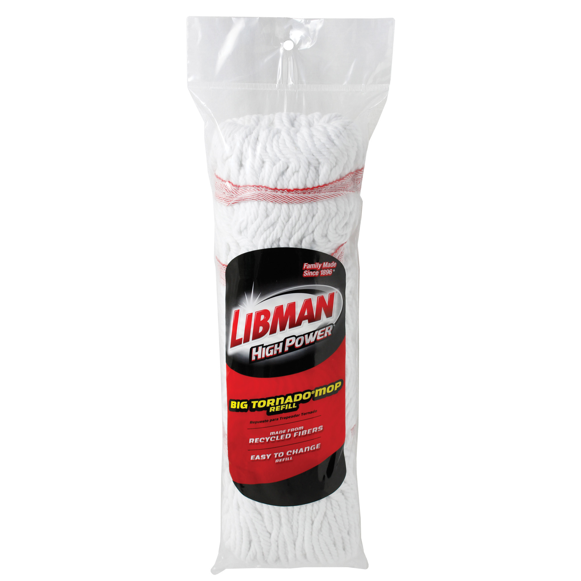 Libman Replacement Mop Head for Libman# 988 Big Tornado Mop, 6-Pack Case, #16 Mop Head, Model# 989